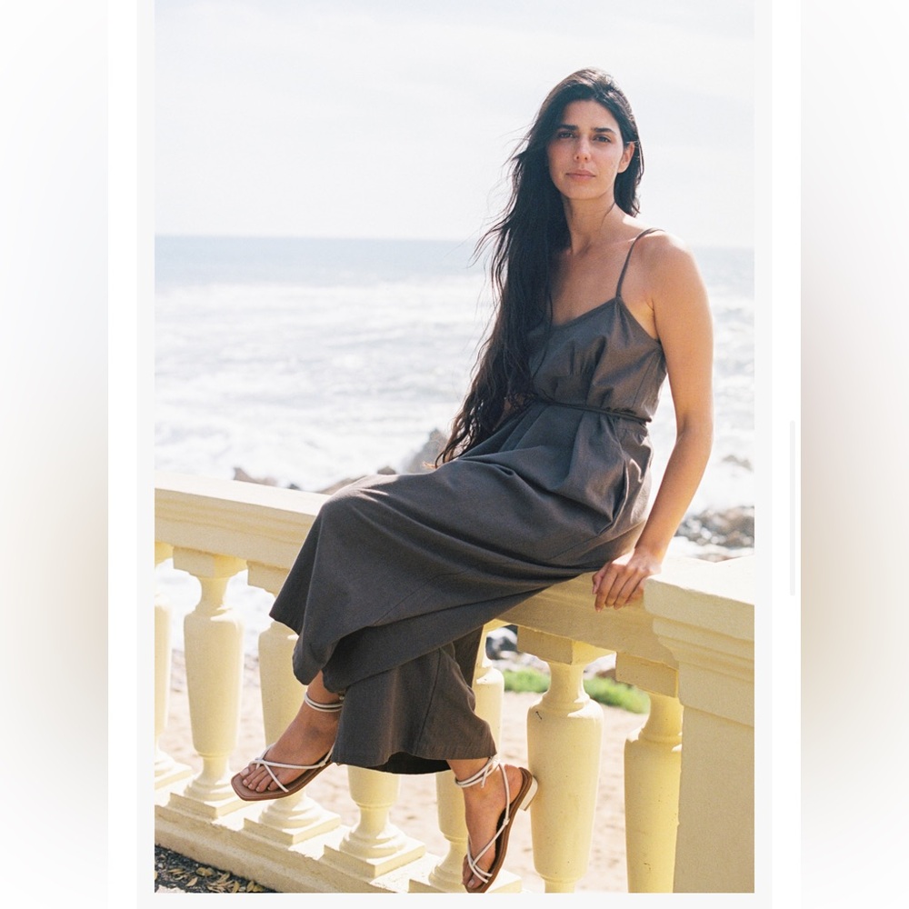 Ozma Ingrid Jumpsuit in ‘Natural’ Manta Cotton